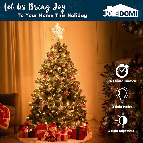 9.5inch Metal Beaded Star Tree Topper A9434