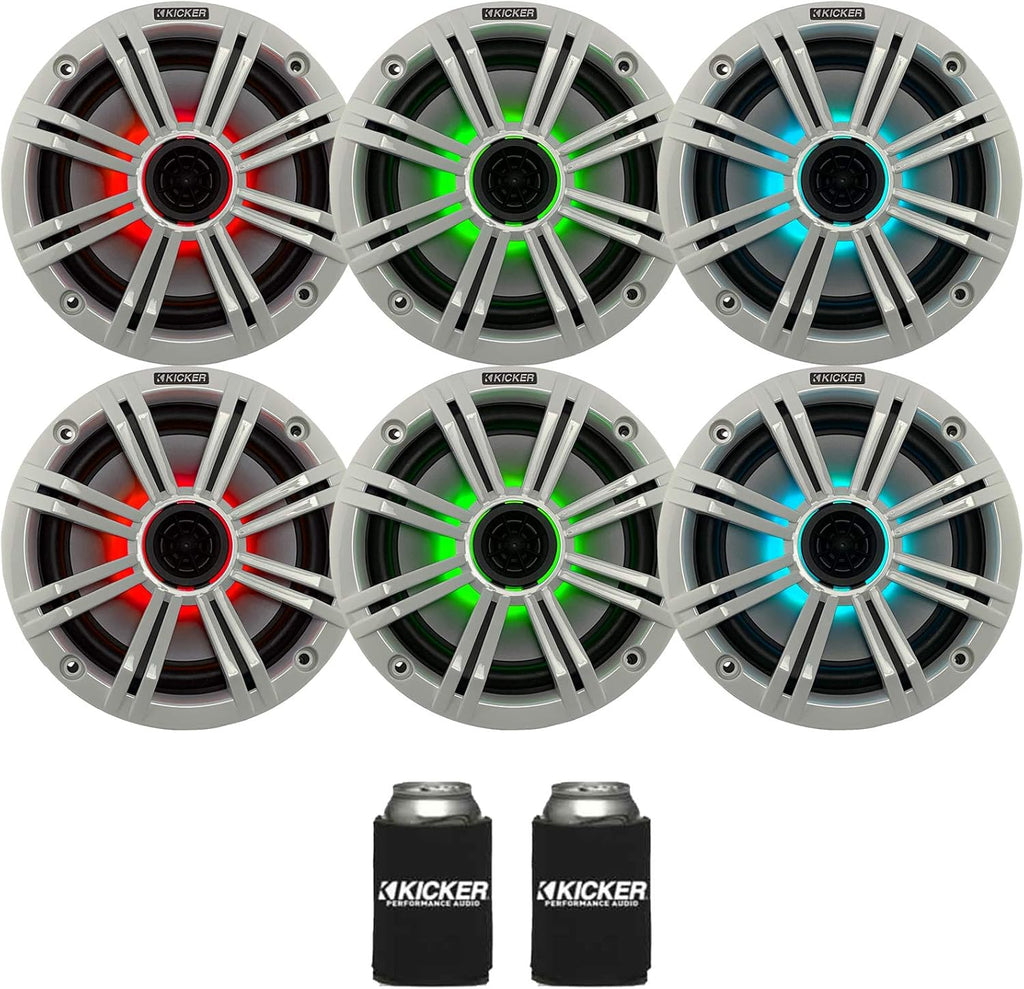 6.5" Marine Speakers (3 Pair) White OEM Replacement Speakers U218248