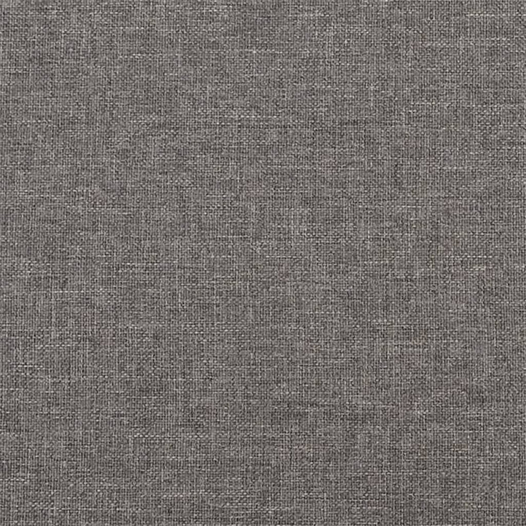 Fabric Padded Ottoman with Wood Legs Stool Y490107