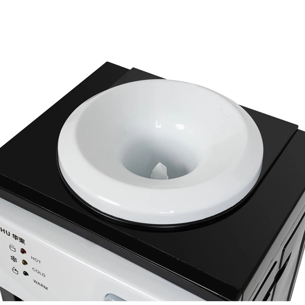 Top Loading Water Cooler Water Dispenser, 3 Temperature Settings, Black Z627