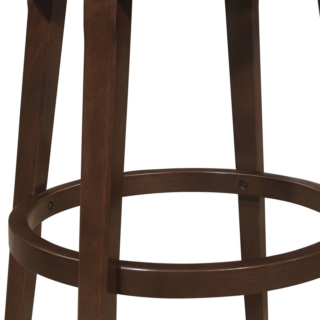 Gray Fabric Swivel Counter Height Stool D316
