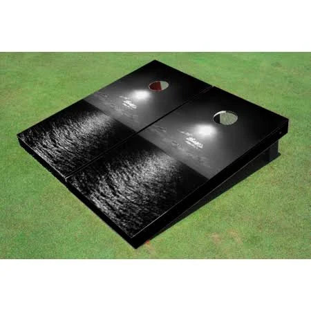 Black & White Cornhole Board I564