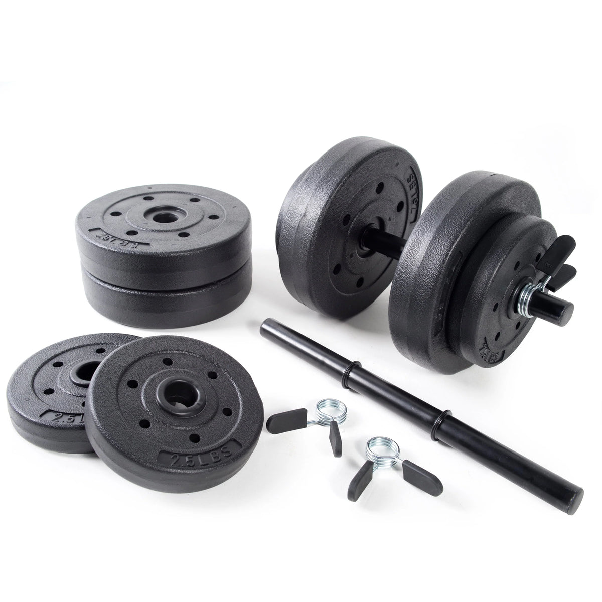 40lb Adjustable Vinyl Dumbbell Set A65968