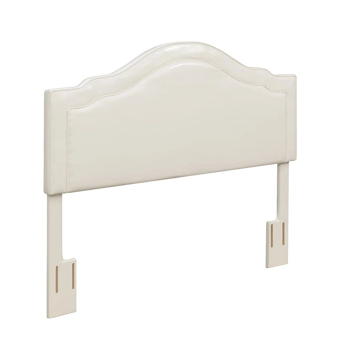 Cream Faux Leather Queen Headboard X75232