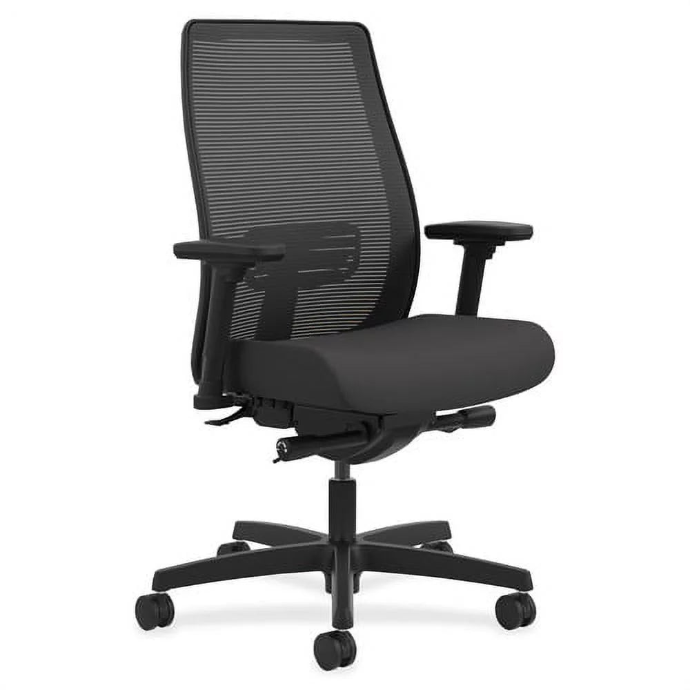 Black Mesh Mid-Back Office Chair I723