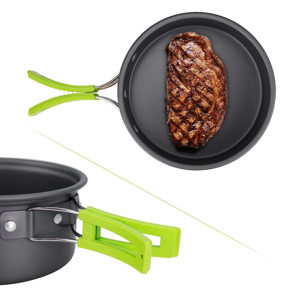 15 Pcs Non Stick Camping Cookware Set P153662