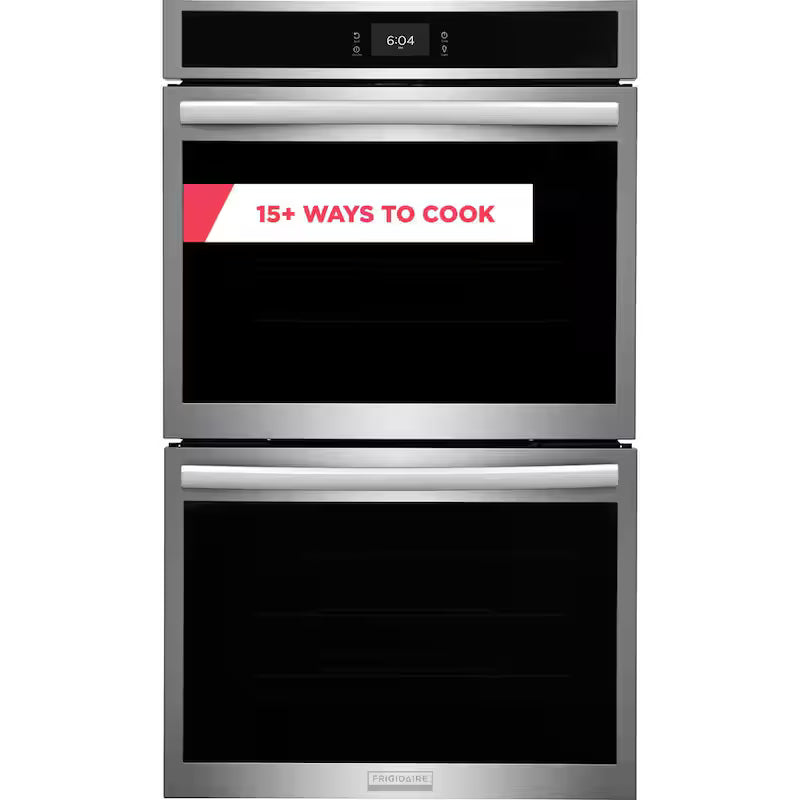 30 in. Double Electric Built-In Wall Oven in Stainless Steel with Air Fry K380