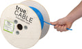 500ft Blue 23AWG 4 Pair Solid Bare Copper Bulk Ethernet Cable F9427
