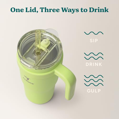 40 oz Vacuum Insulated Stainless Steel Tumbler with Handle O7673