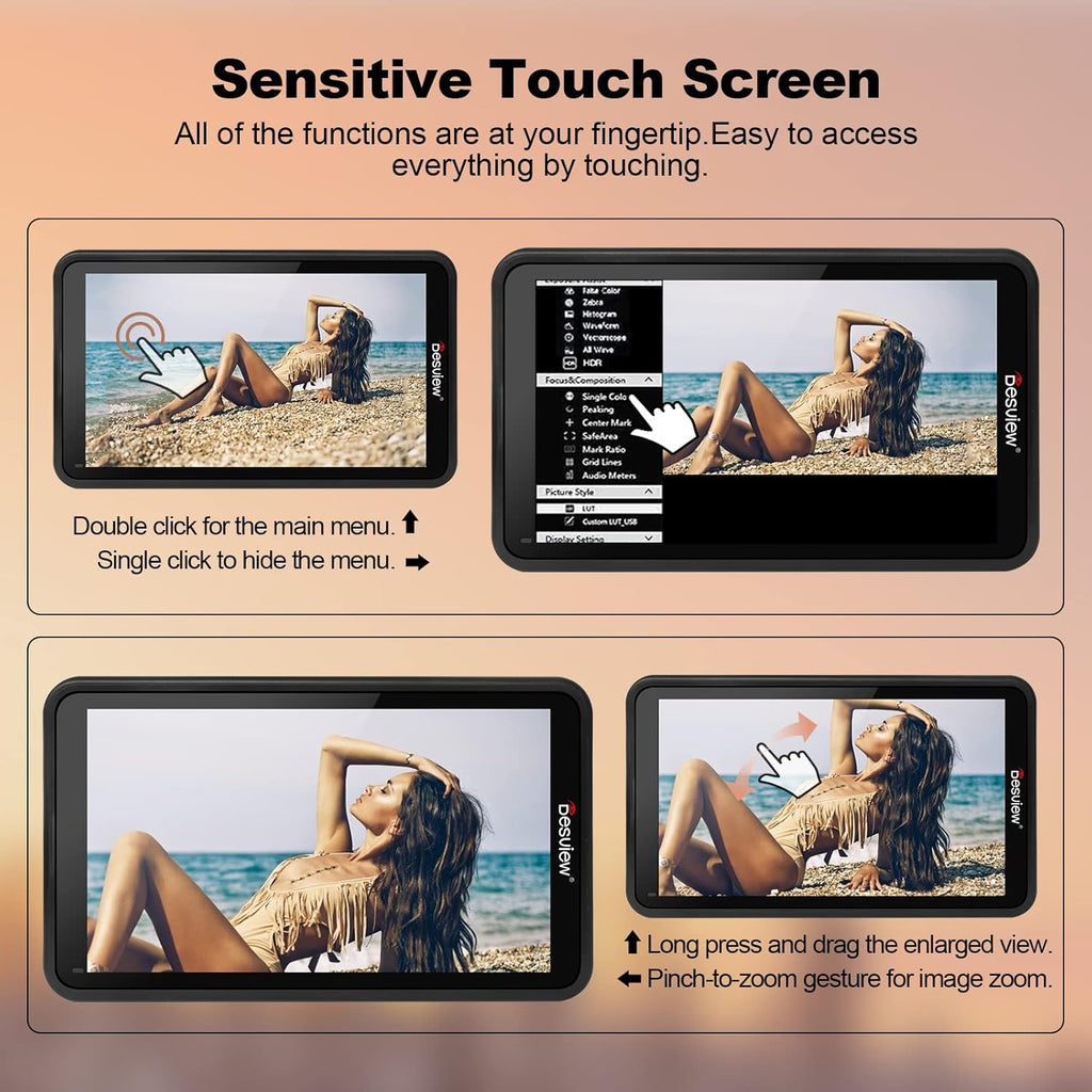 5.5 inch Touch Screen Camera Monitor with HDR U96990