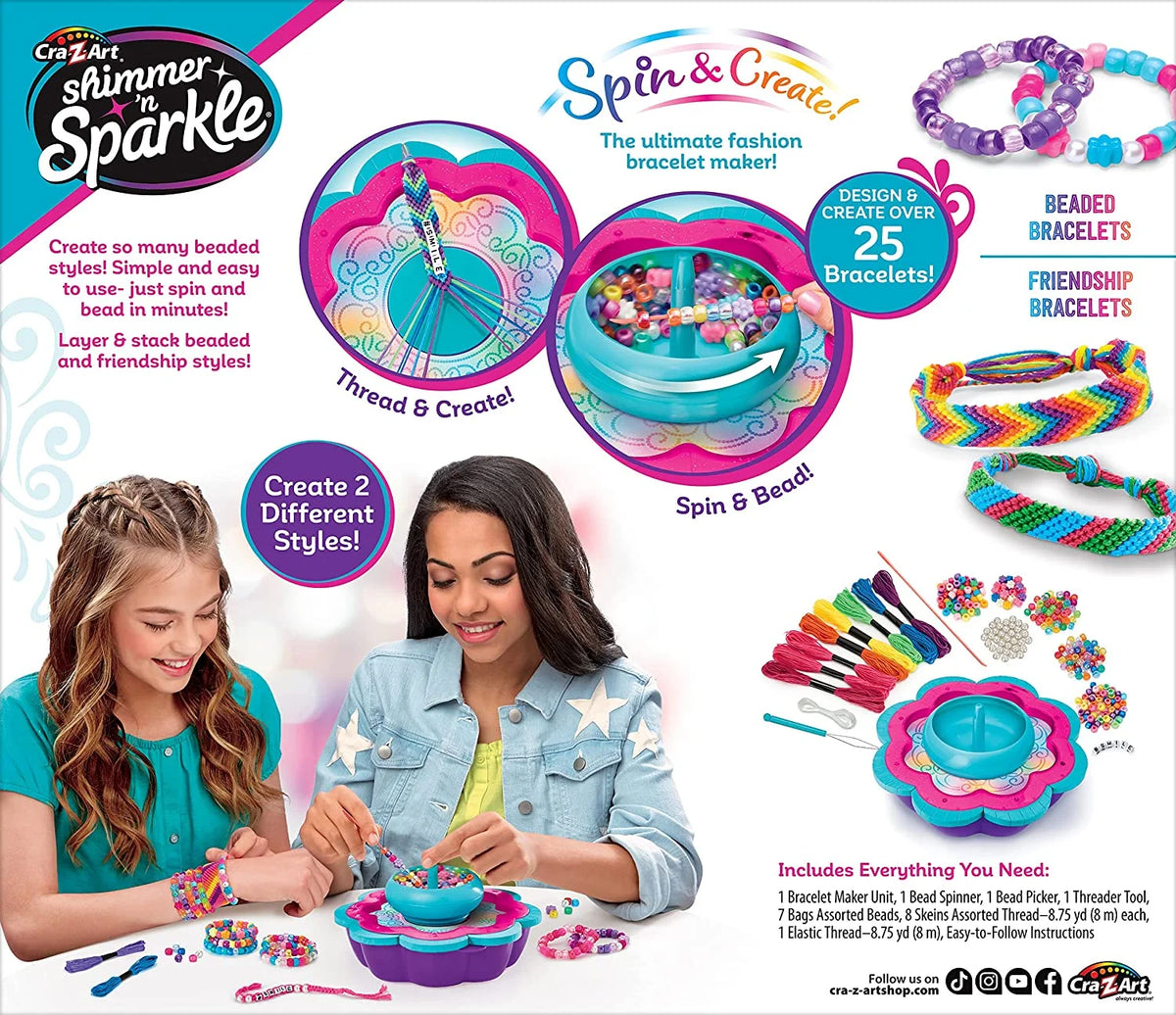 2-in-1 Spin & Bead Bracelet Maker E3799
