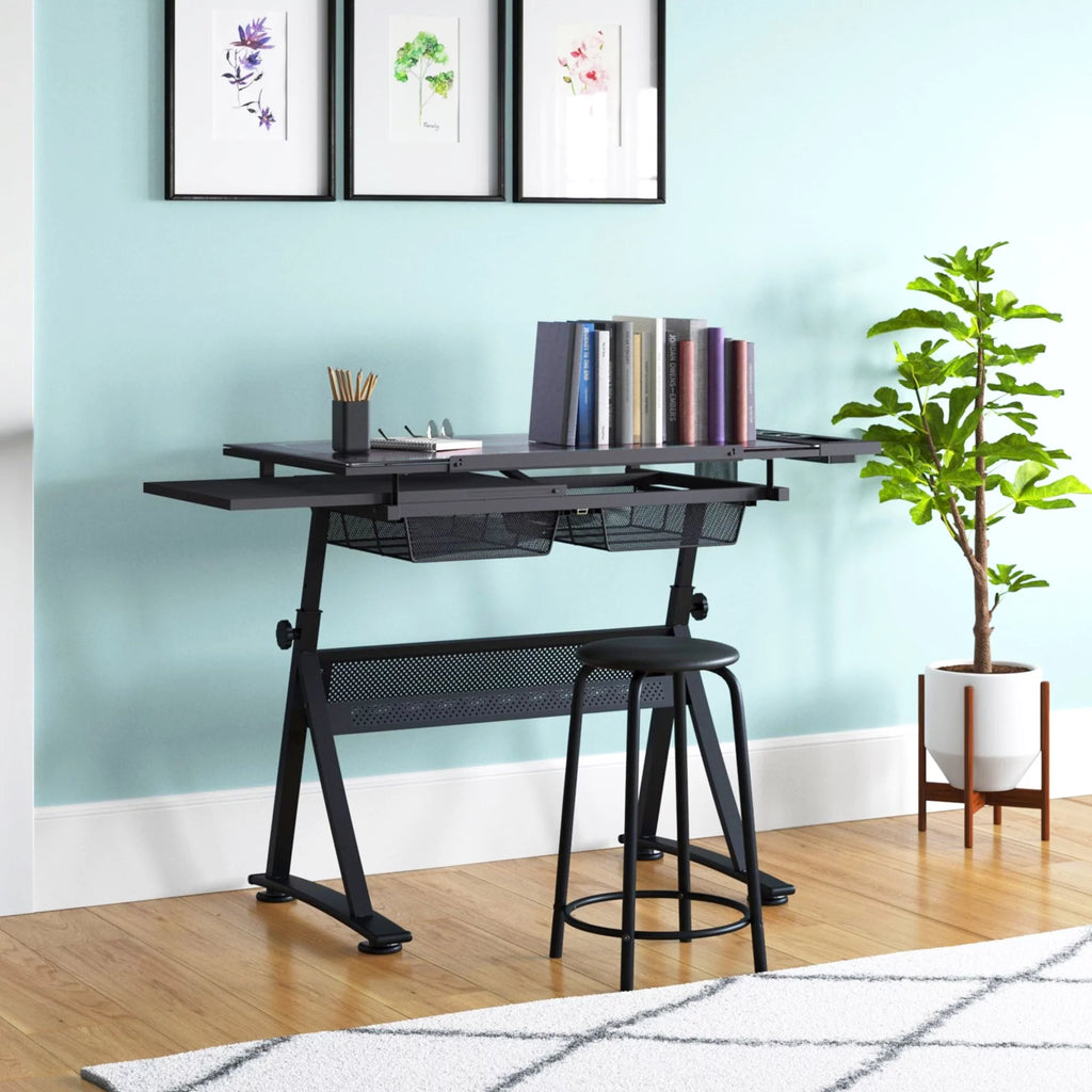 Height Adjustable Drawing Desk with Chair B58485