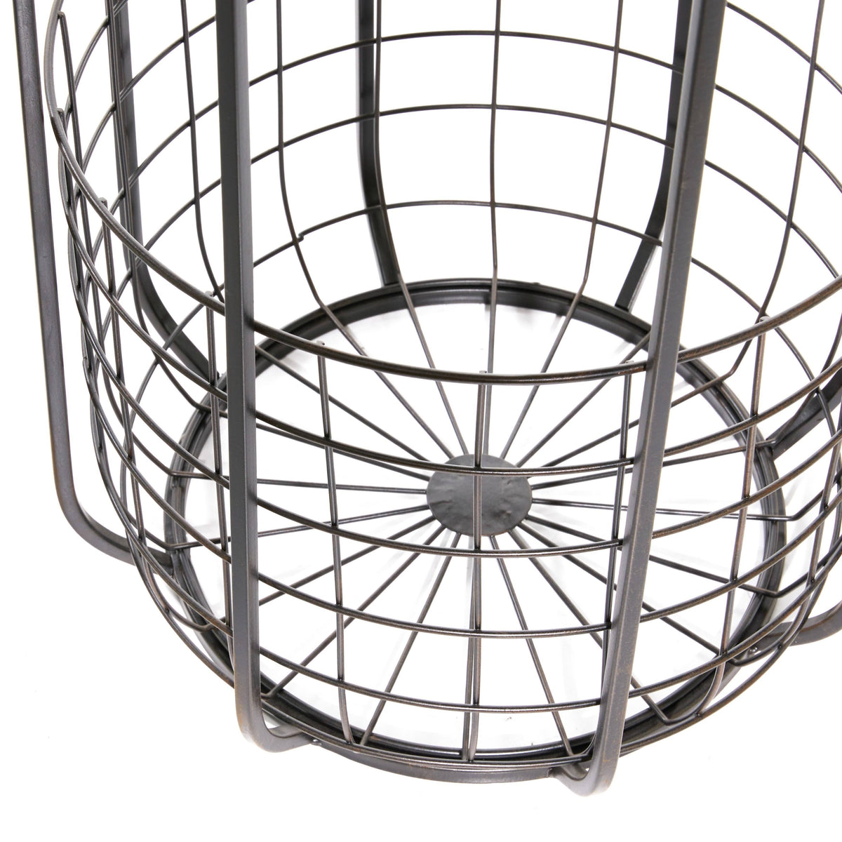 Black Metal Industrial Accent Table T8108