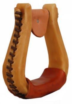 Rawhide Visalia Stirrups 3in Natural T148520