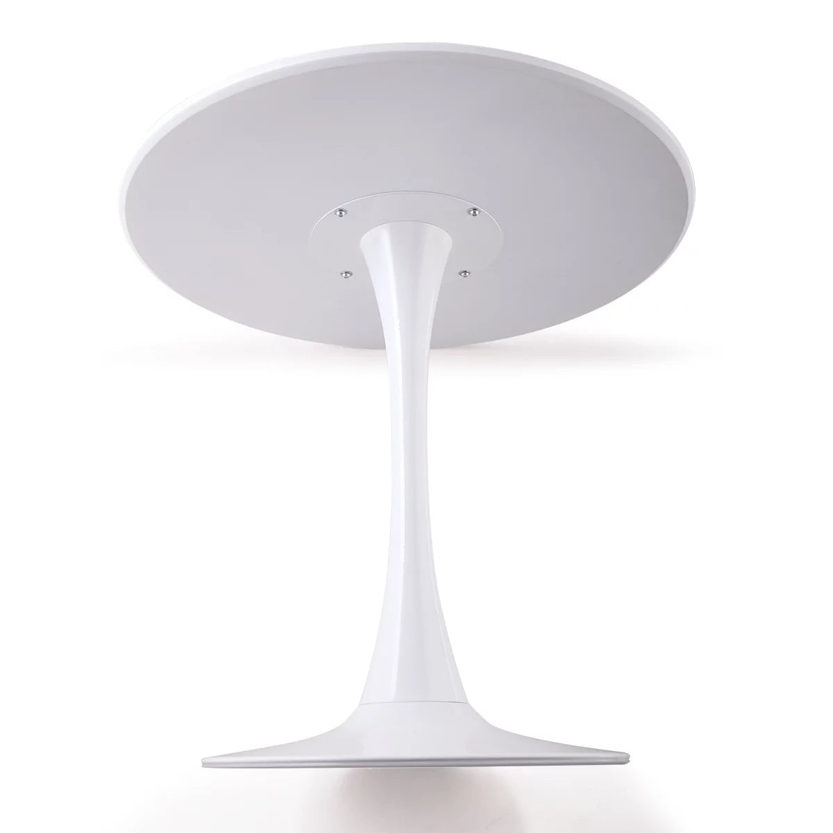 Round Pedestal Dining Table White S169