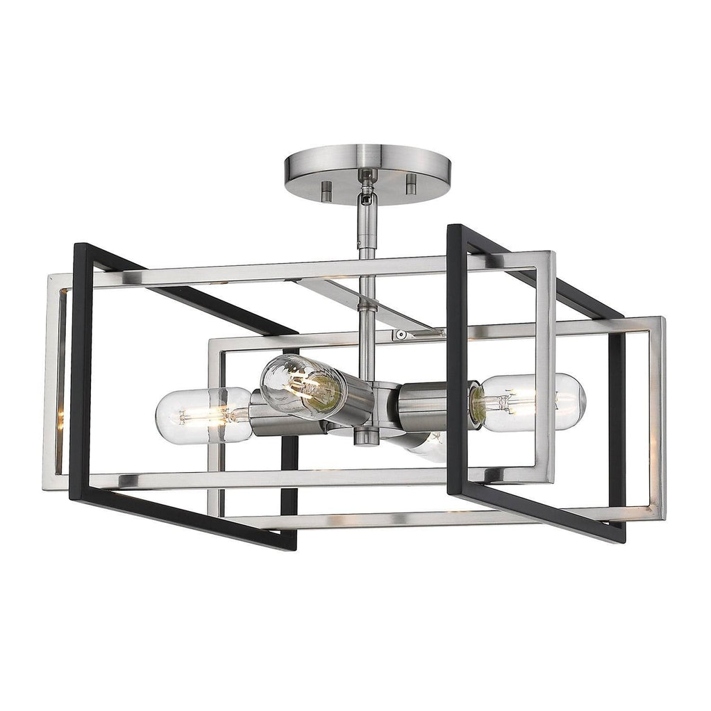 Semi Flush Black I725