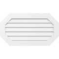 PVC Horizontal Elongated Octagon Gable Vent T243049