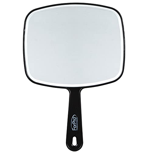 Black Handheld Hand Mirror O37329