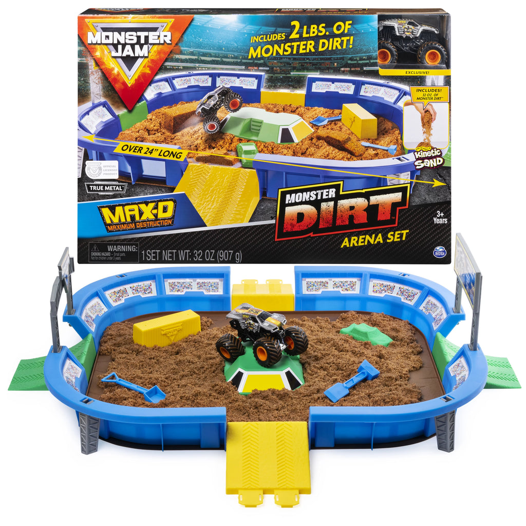 24-Inch Playset with 2lbs of Monster Dirt and 1:64 Scale Die-Cast Truck R785