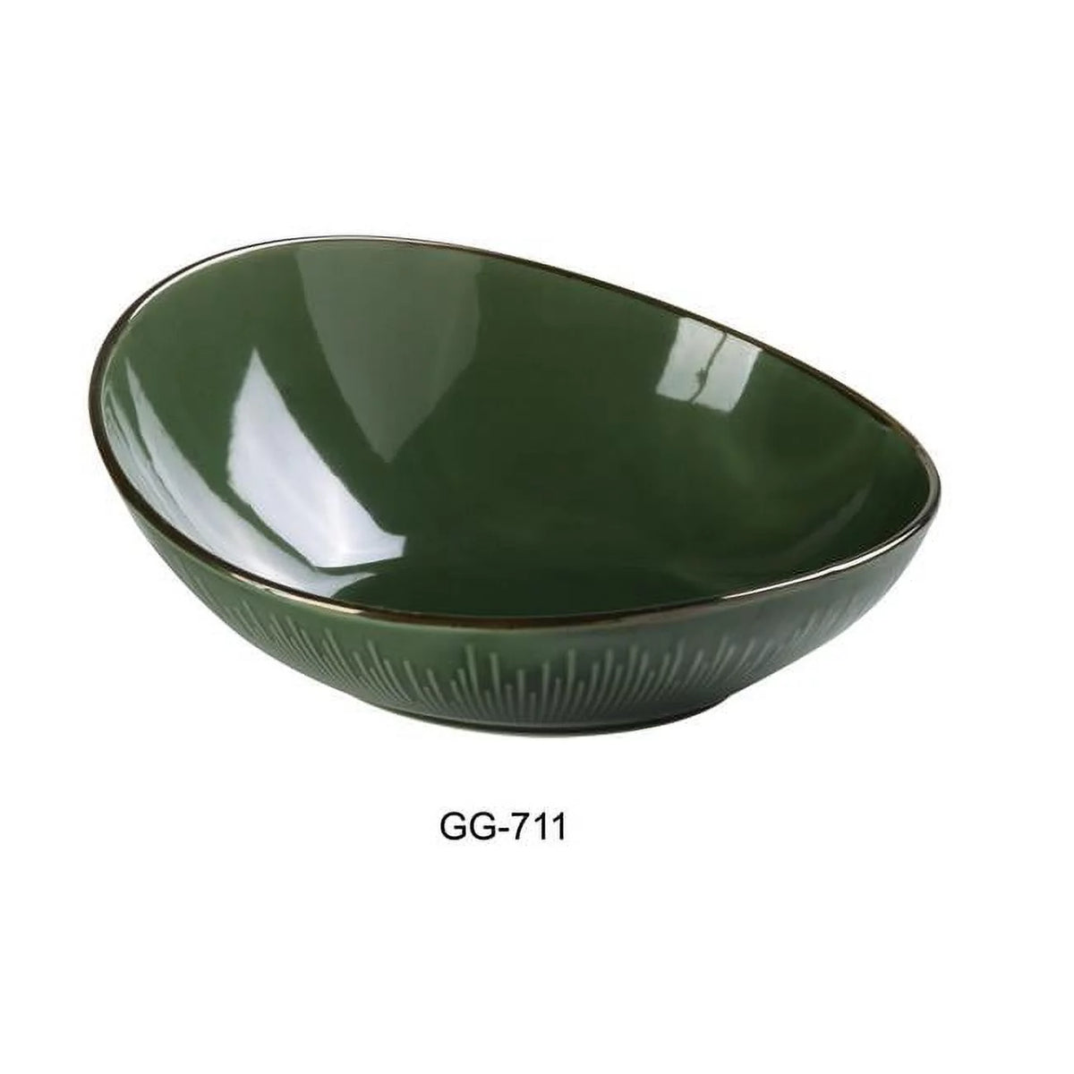 Green Gem Sheer Bowl 2.5 in. Pack of 12 Y4542