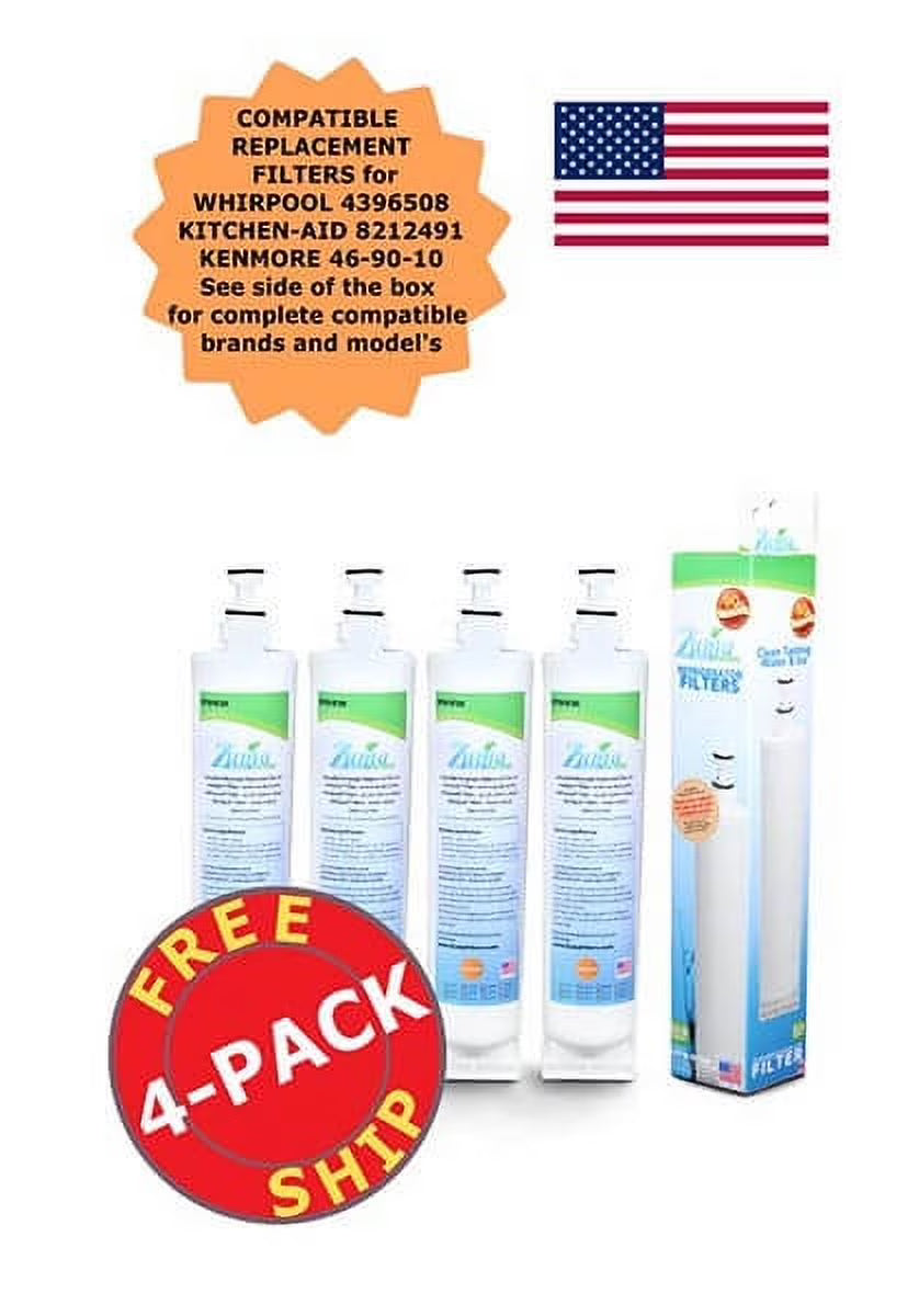 Refrigerator Water Filter, 4 Pack Y1630
