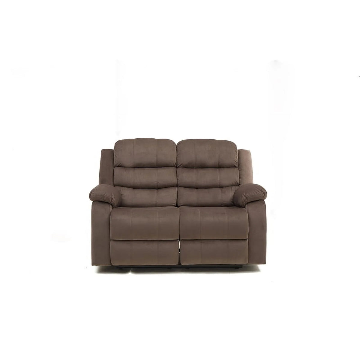 Brown Microfiber Loveseat Z580