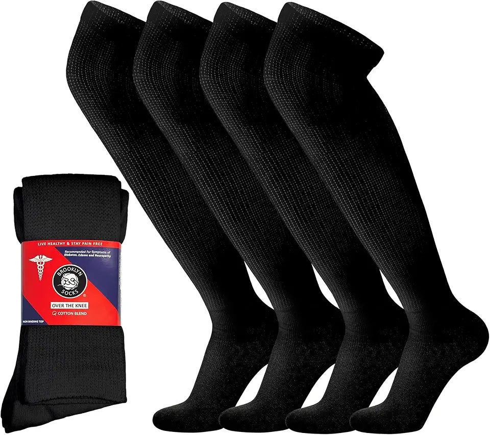Over The Knee Cotton Socks A698