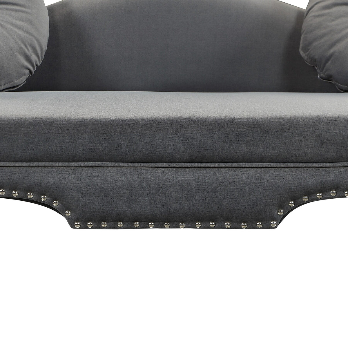 Grey Velvet Upholstered Sofa G9888