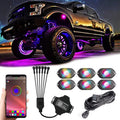18 LEDs Multicolor Waterproof Aluminum Underglow Light Kit Pack of 2 I39950