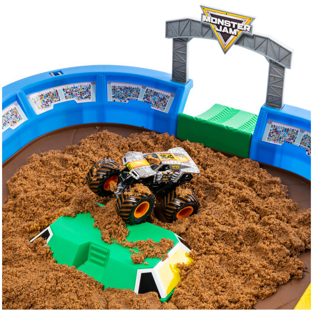 24-Inch Playset with 2lbs of Monster Dirt and 1:64 Scale Die-Cast Truck R785