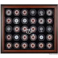 Brown Framed 30 Hockey Puck Display Case K328960