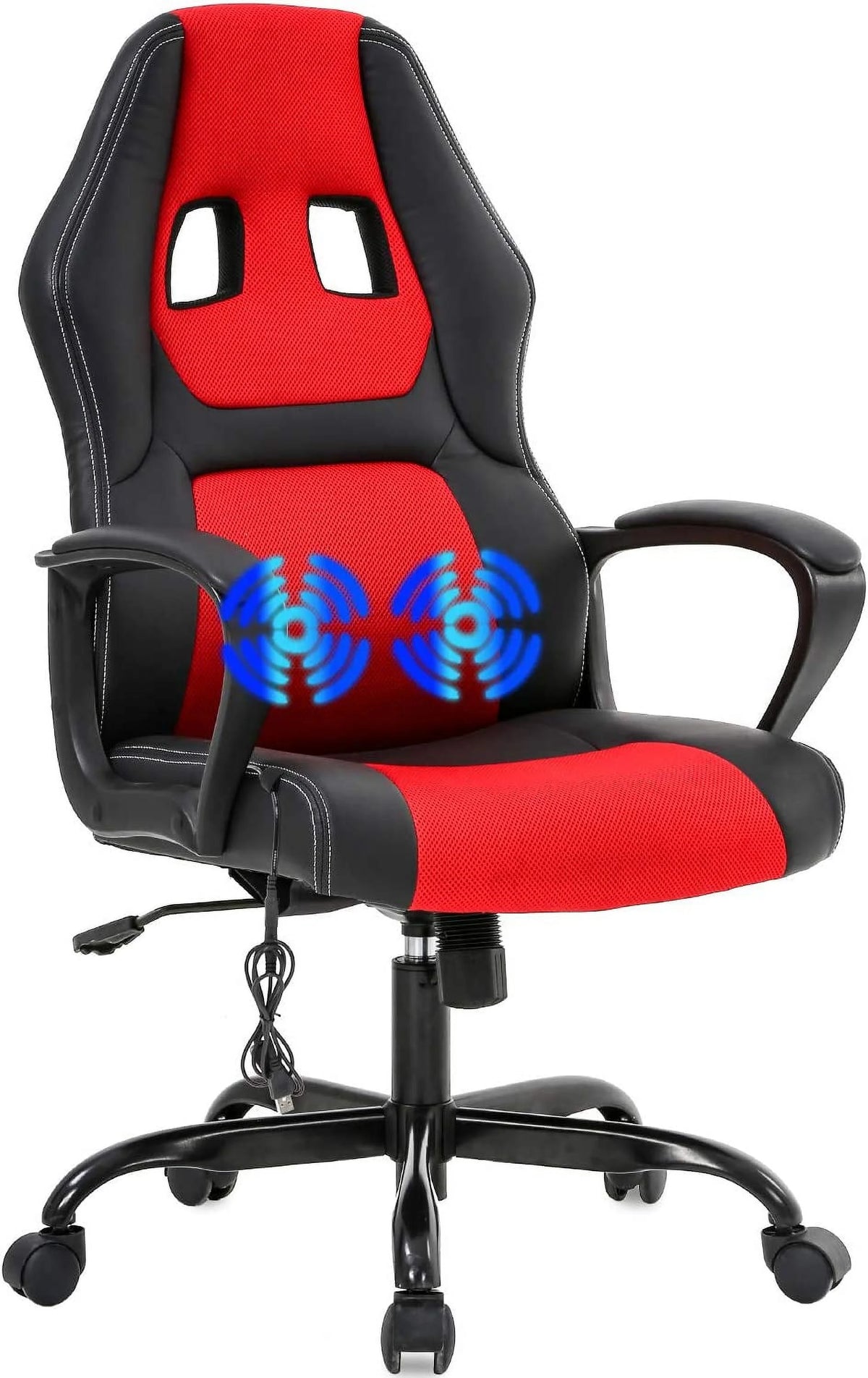Black Executive Chair with Lumbar Support G554