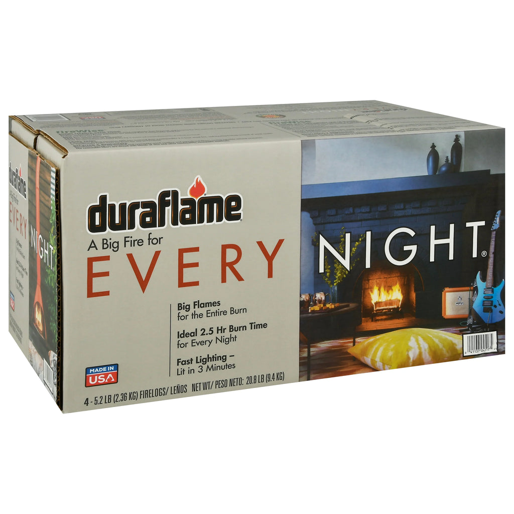 5.2 lb Firelogs, 4 Logs per Case, 2.5 Hour Large Fire R86812