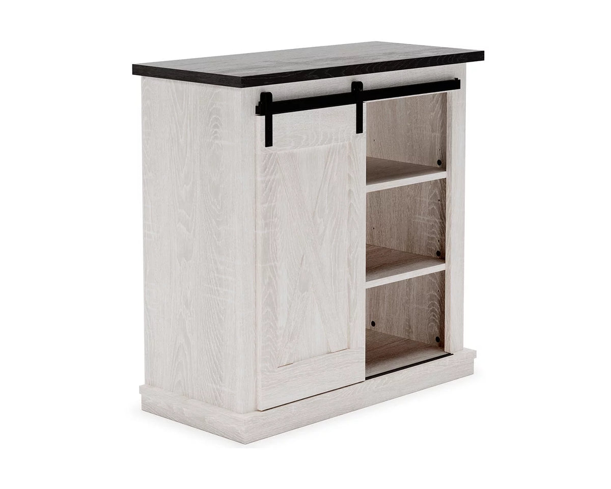 Antique White Accent Cabinet L9600