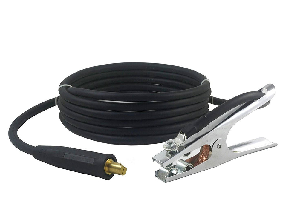 300 Amp Welding Ground Clamp Lead Assembly, #1 AWG Cable (100 Feet) O519