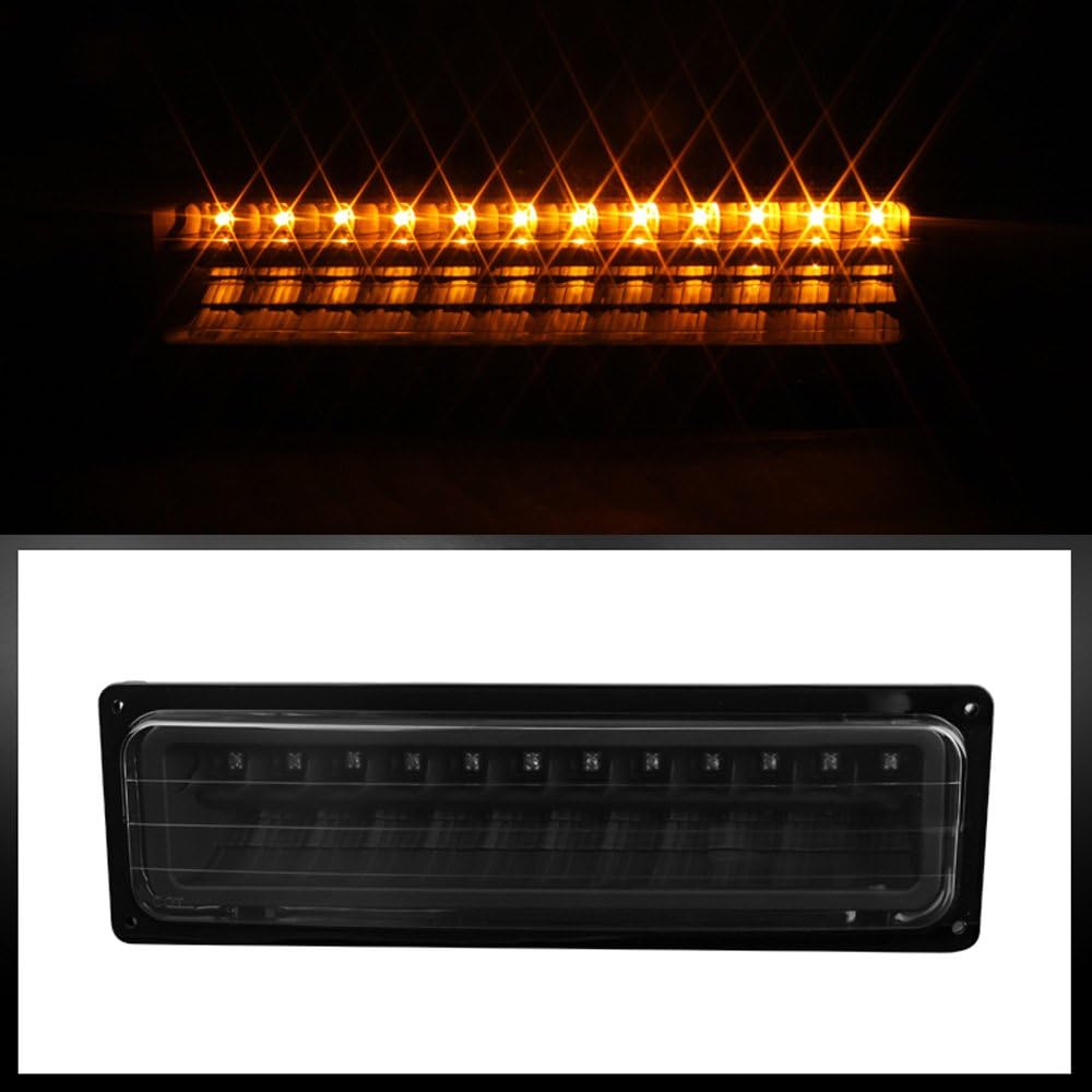 Headlights with Corner and LED Bumper Light for Chevy Silverado C10 Suburban GMC Sierra E3148