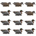 12 Pack Greenwing Teal Floater Duck Decoys V955345