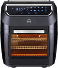 10 Qt Non-Stick Air Fryer with Rotating Mesh Basket N105