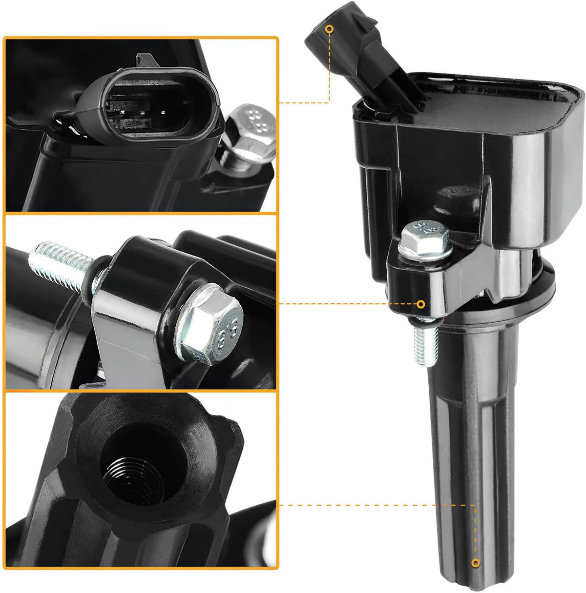 Ignition Coils 4-Pack Compatible with Chevrolet Colorado GMC Canyon 2.9L L4 2007-2012 M625