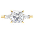 18K Yellow Gold Three-Stone Diamond Engagement Ring M560