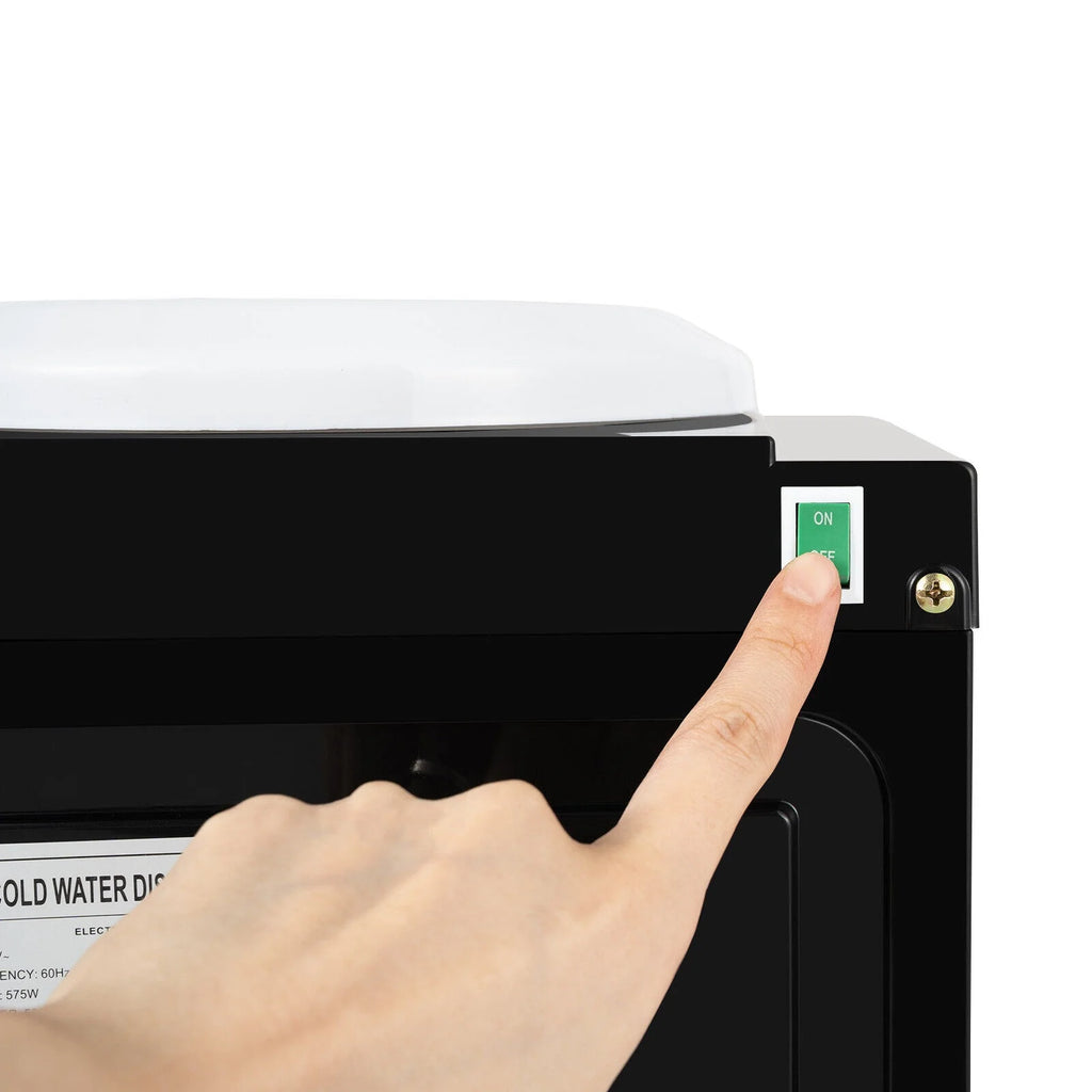 Top Loading Water Cooler Water Dispenser, 3 Temperature Settings, Black Z627