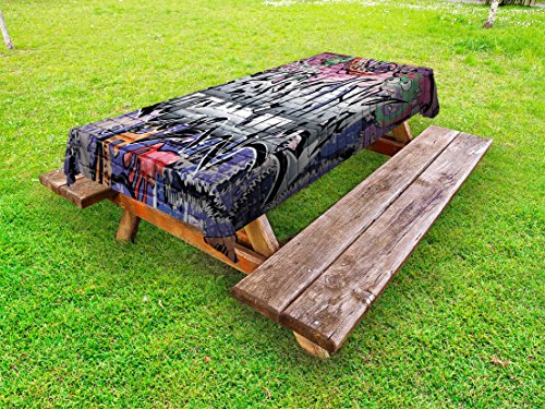 Brick Wall Print Tablecloth 58" X 84" X99816