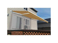 Sand Color Retractable Patio Awning 13 x 10 ft Canopy J973