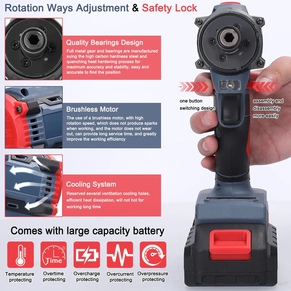 21V Electric Screwdriver U661903