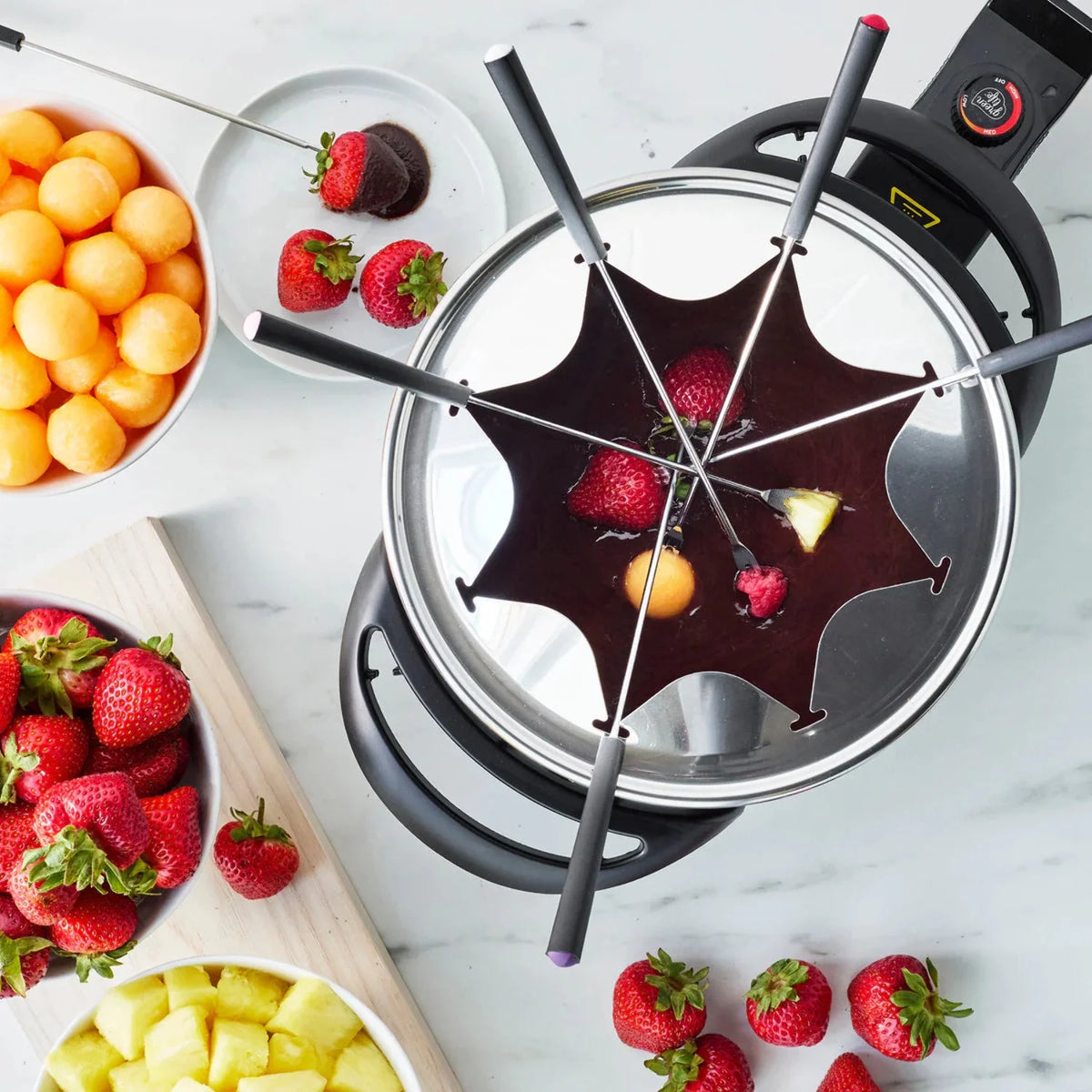 Ceramic Nonstick Fondue Party Set M726