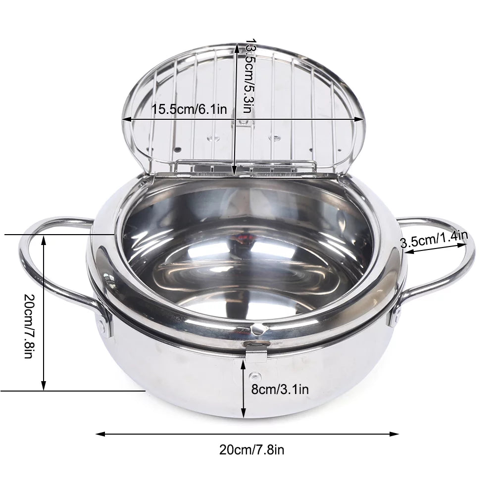 2.2L Stainless Steel Deep Fryer U2560