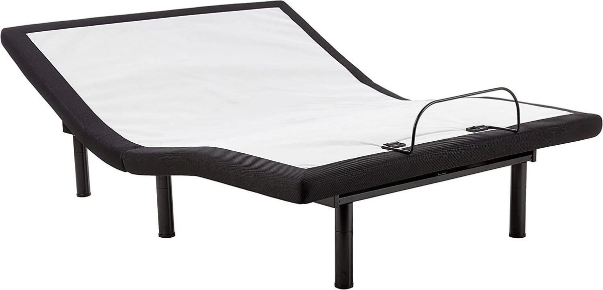 Adjustable Queen Bed with USB Ports in Black S424