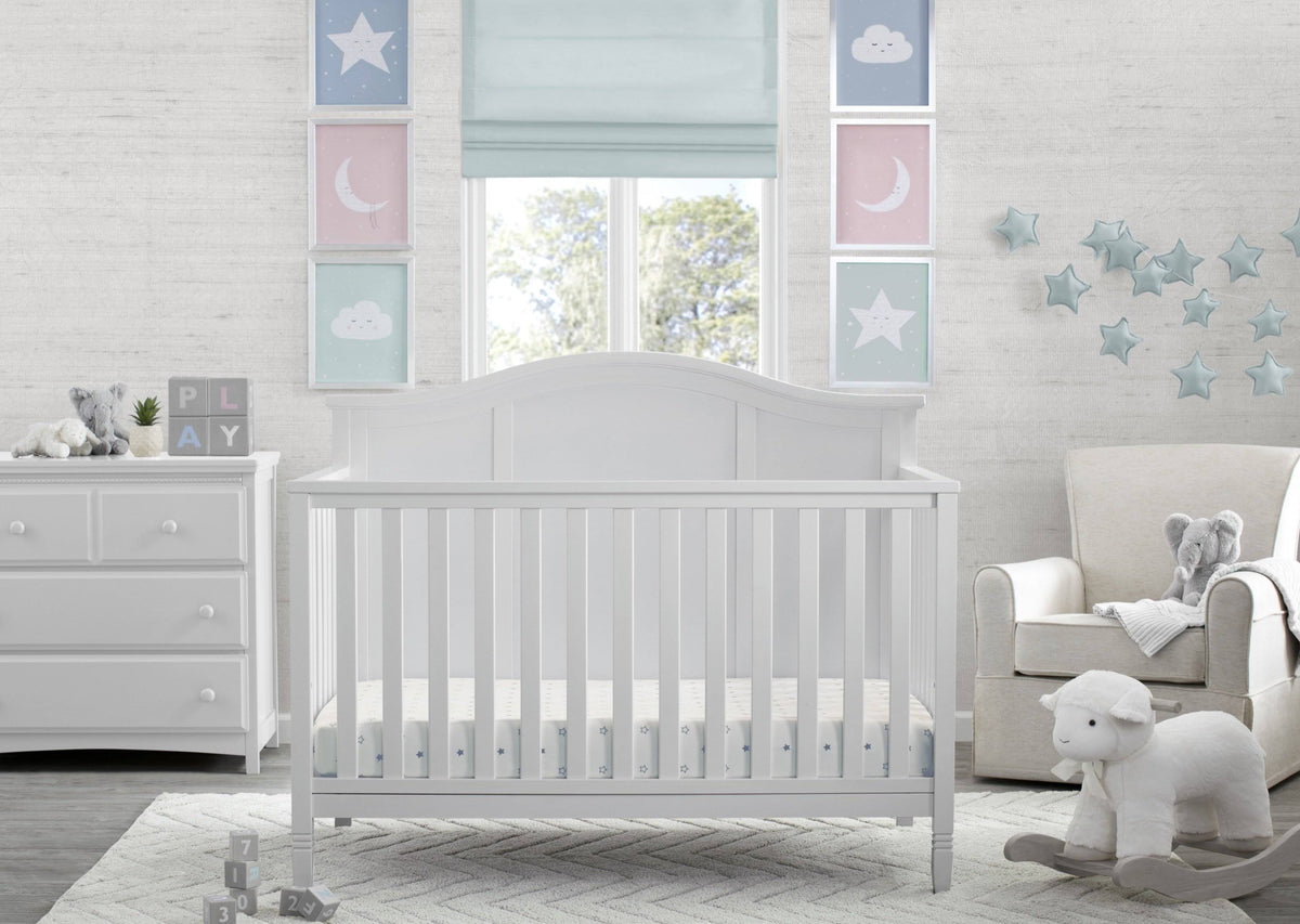 4-in-1 Convertible Crib Gray K9507