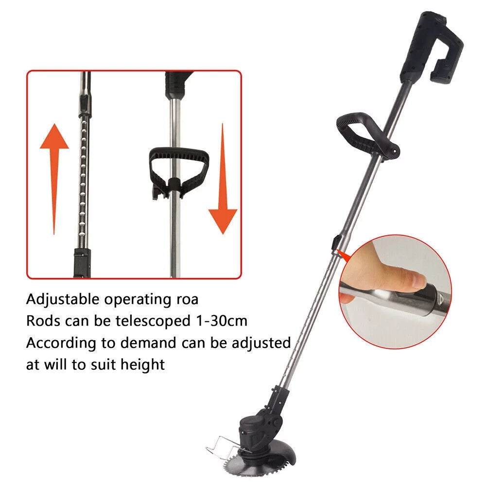 Cordless Electric Weed Eater Lawn Edger Grass String Trimmer E232053