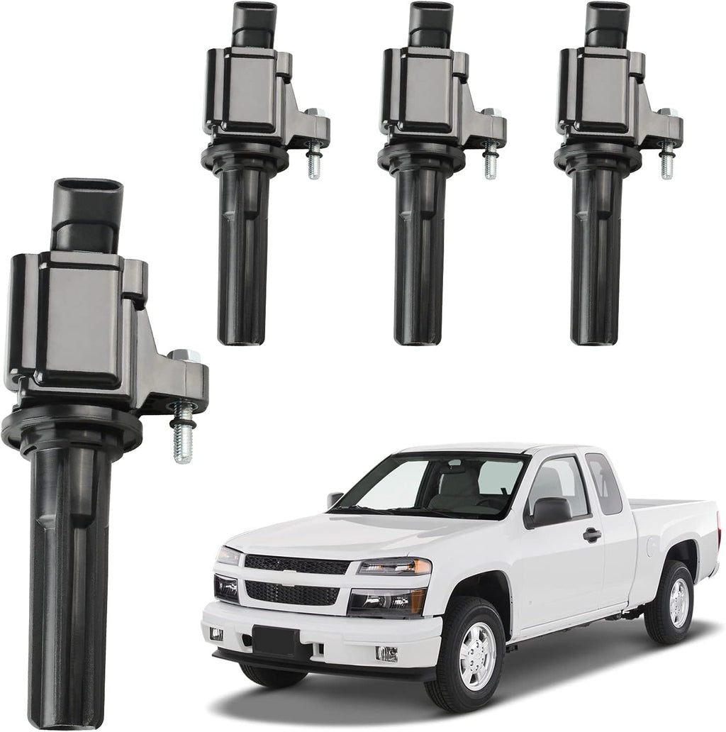 Ignition Coils 4-Pack Compatible with Chevrolet Colorado GMC Canyon 2.9L L4 2007-2012 M625